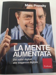 Copertina del libro «La mente aumentata» di Marc Prensky